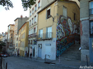 Pentes de la croix rousse Lyon 2014